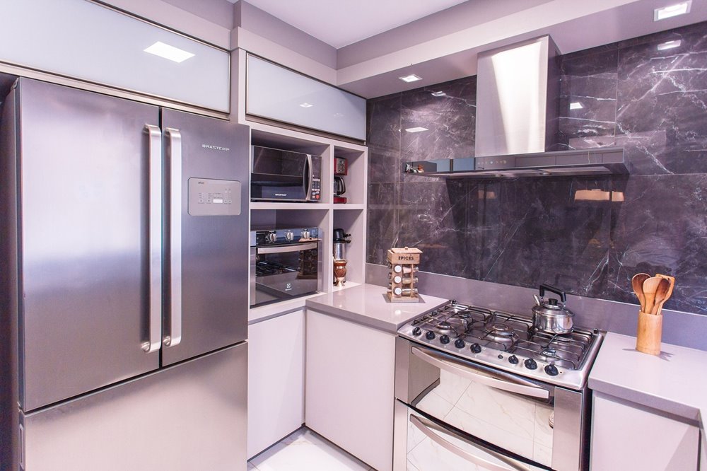 Cozinha e sala de almoço